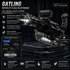 Gatling automatique a eau noir