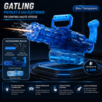 Gatling automatique a eau bleu